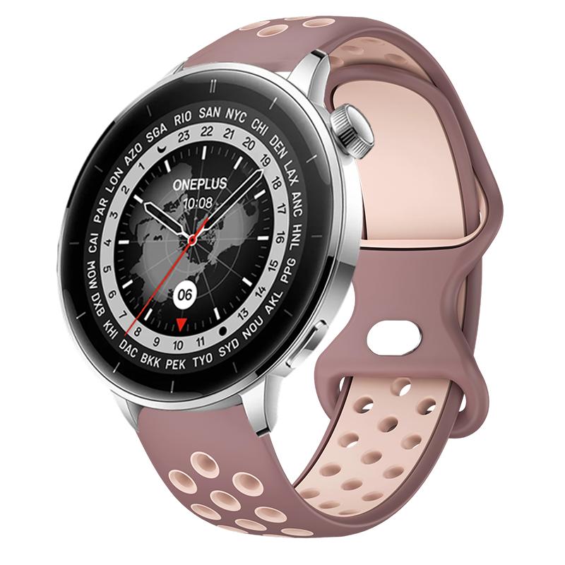 Atmungsaktives Rundloch-Armband Passend für OPPO Watch X2 Mini Smartwatch Armband Kompatibel mit Oneplus Watch 3 43mm Armband
