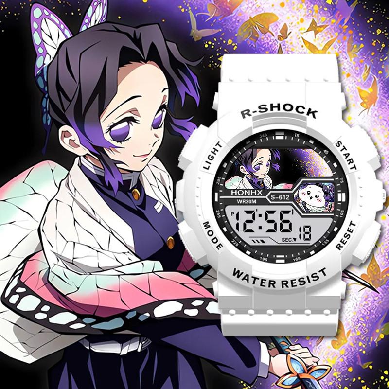 Anime Demon Slayer Armbåndsur Agatsuma Zenitsu Nezuko Tanjirou Kvarts Klokke Gave