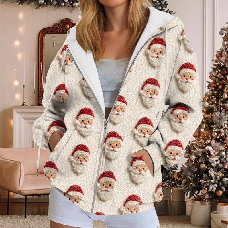 Women's Zip Up Hoodie, Spring Autumn Daily Casual Versatile