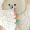 Baby Towel Teething Bib Soft Burp Cloth for Toddlers Thick Layer Handkerchief Sweat Wipe Towel Newborn Face Towel 5pcs