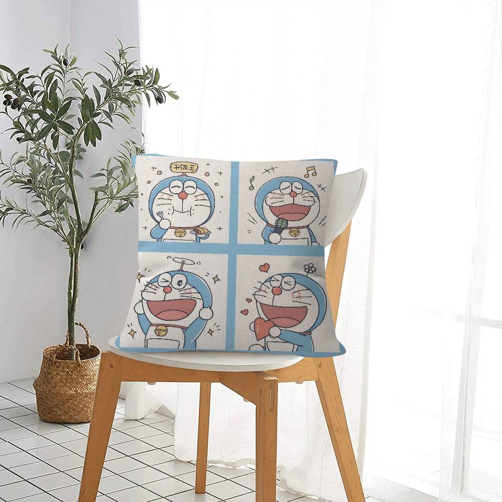 Pillow Cushion Cover Pillowcase Living Room Sofa Home Decor Anime D-D-Doraemones Classic