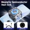 2 w 1 Magnetyczny Mobilny Radiator Chłodzący Wentylator do iPhone'a IPADA Samsunga Huawei Telefonu Komórkowego Tabletu Komputera Ogólne Gra Chłodzenie