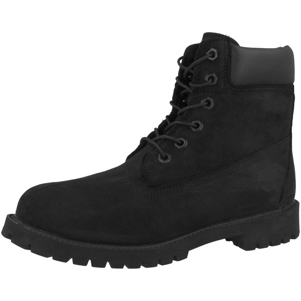 Timberland 6-Zoll Premium Wasserdichte Stiefel (Junior 12907, Schwarz, Größe 23.5cm)