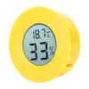 Mini Sirkulært Innfelt Digitalt LCD Termometer Hygrometer Fuktighets Temperaturmåler InnendørsBlå