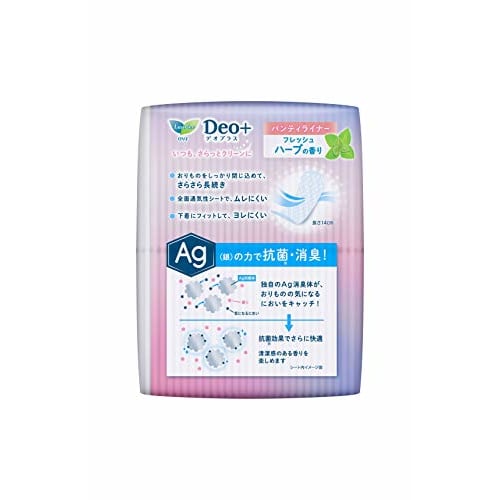 Laurier Deo Plus Liner Type Herb 62 Pieces