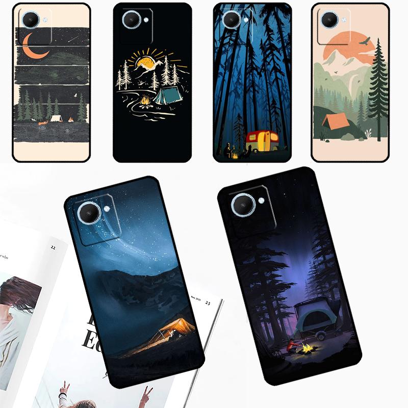 

Чехол Nature Camping Art для Realme 11 Pro Plus 10 12 Pro C55 C53 C51 C33 C31 C30 C25s C21Y C15 GT Neo5 GT3 GT5