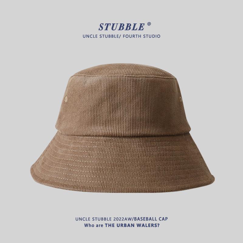 Вельветовая широкополая панама - Унисекс, Теплая, Защита от солнца, Натуральный вид, Стройнящий эффект L (58-60cm)