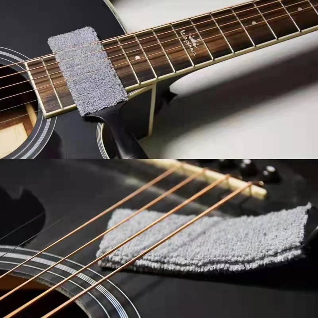 Jarrah Ning 3-Piece Guitar Cleaning Kit with Fretboard Brush, Dust Brush and Cloth