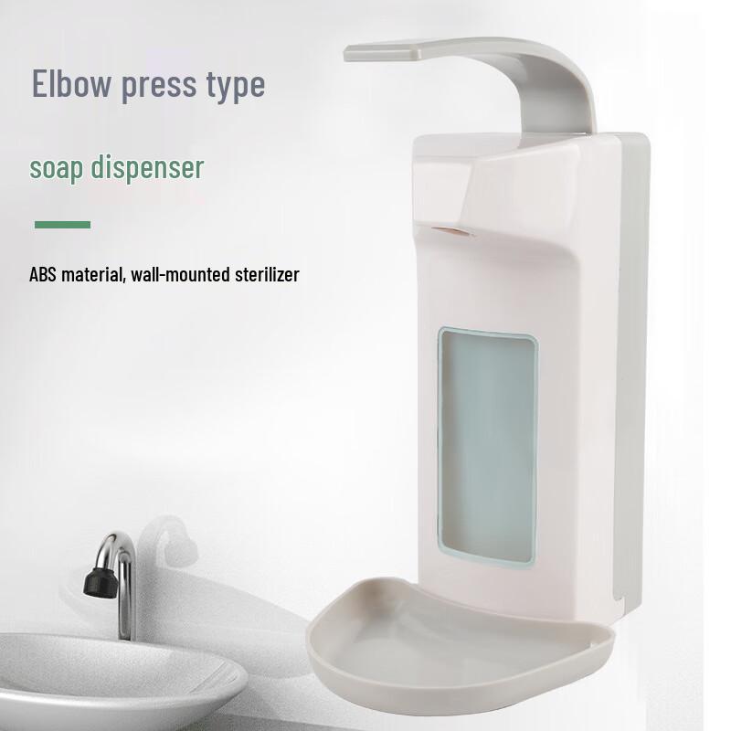 Настенный ручной локтевой дозатор для мыла