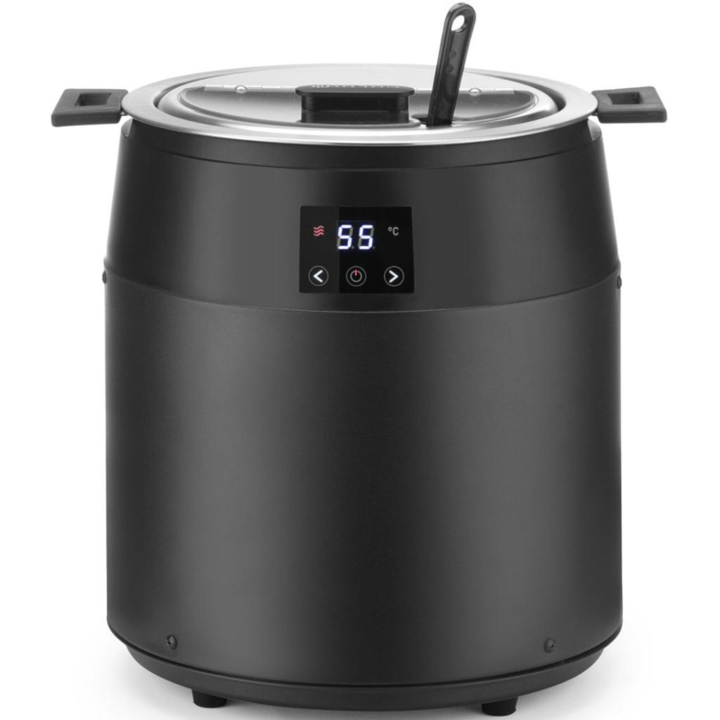 Kociołek termos do zupy elektryczny WATERLESS 10 l 450 W - czarny