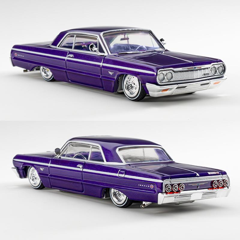 Pre-sale 97M 1:64 Chevrolet Impala Lowrider Alloy Model Car