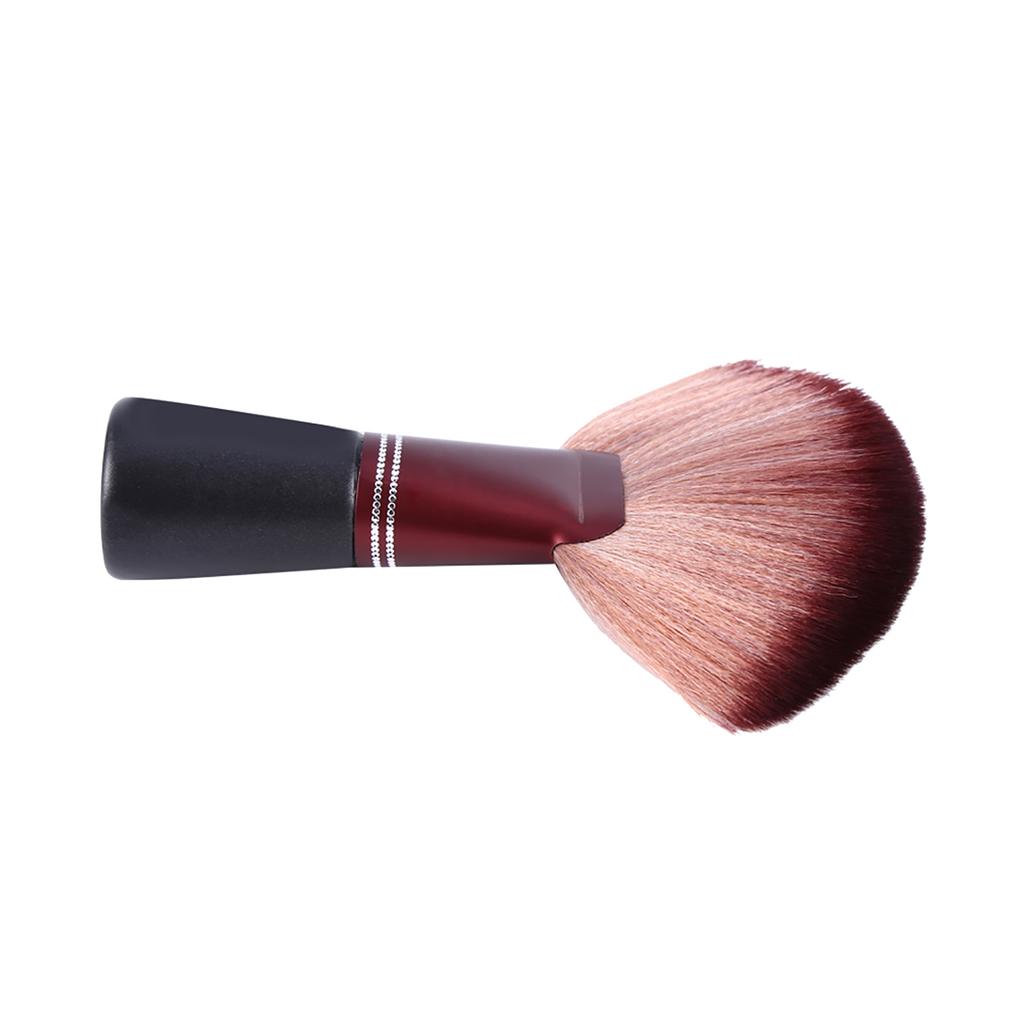 New 1Pcs Barber Neck Dust Clean Brush Professional Barber Cleaning Tool with Wood Handle Salon