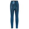 Leggings Brillantes con Estampado de Escamas de Pez para Niñas Cintura Elástica Pantalones Casuales Elegantes para Práctica de Baile
