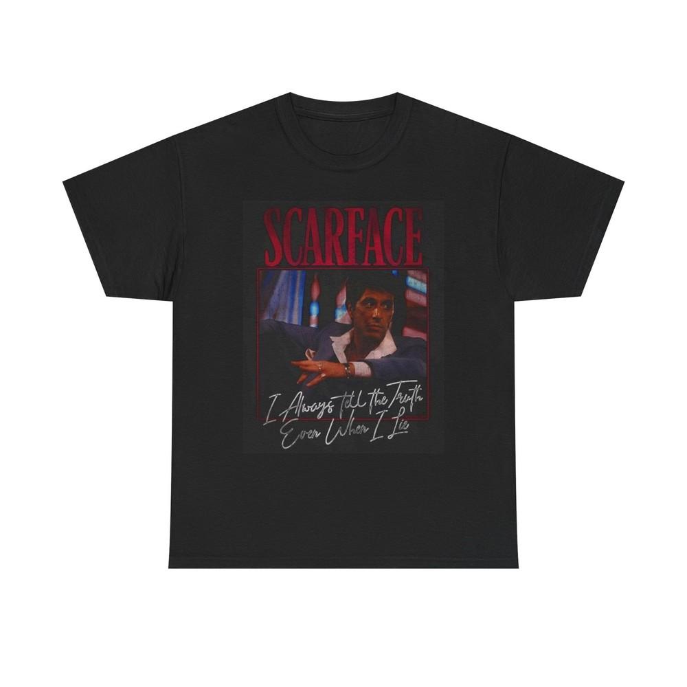 

Scarface Poster Graphic T Shirt S-5XL NEW Unisex Heavy Cotton Tee Unisex T-Shirt XXXXL