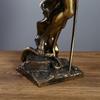Statua di Personaggio Retro Europea Scultura Mitologia Greca Themis Dea della Giustizia Statuetta Zeus Decorazione Scrivania Ufficio Casa