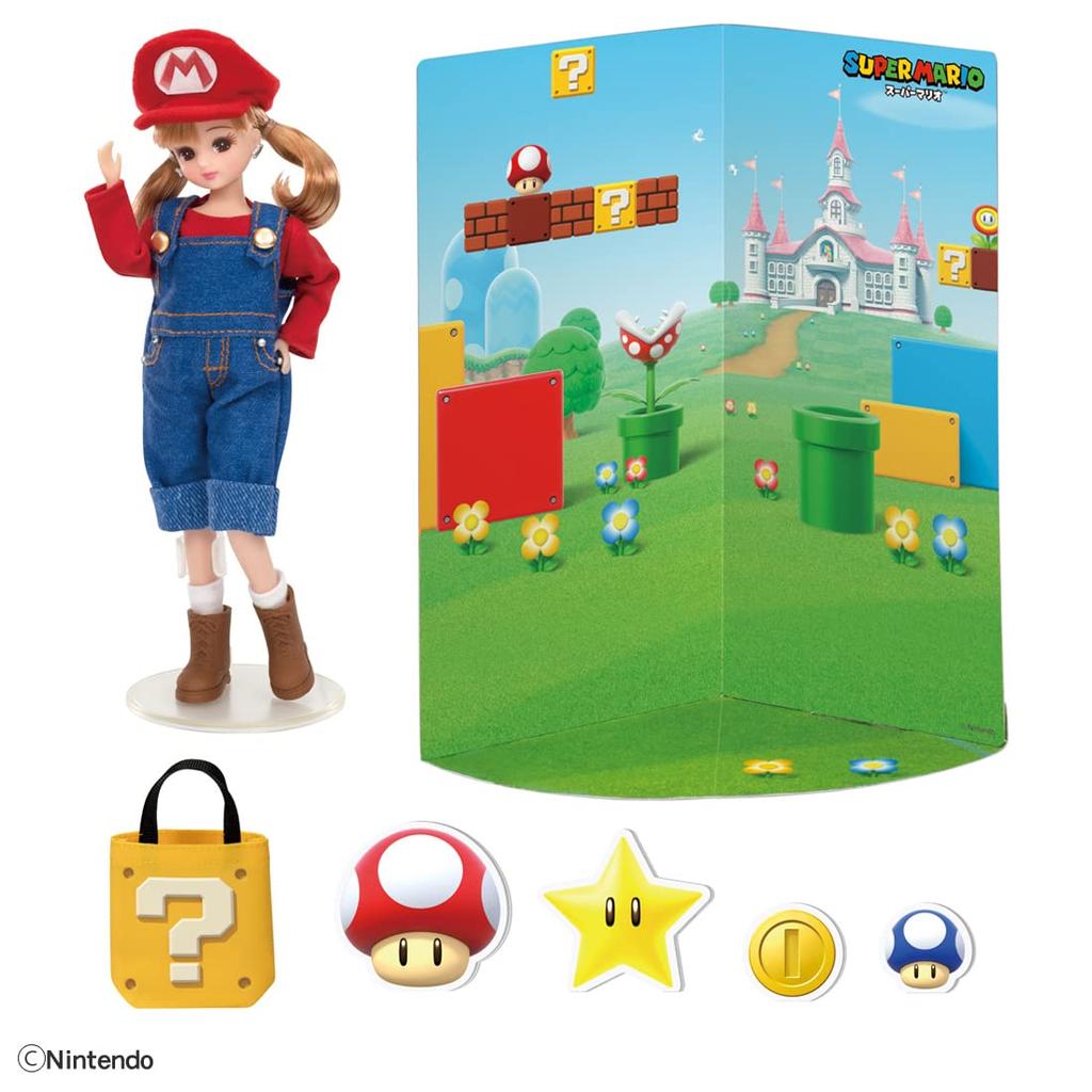 Takara Tomy Doll Super Mario Favorite Toy for Ages 3 and Up Licca-chan LD-33 - Licca-chan's Dress-Up