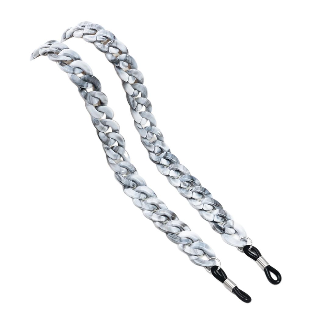 Vibrancy Acrylic Eyewear Chain Glasses Retainer Strap For Active Lifestyles Stylish Glasses Holder Eyeglasses Accessory