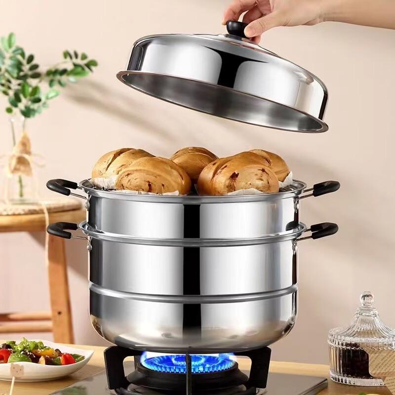 Thickened Stainless Steel Steamer Pot
