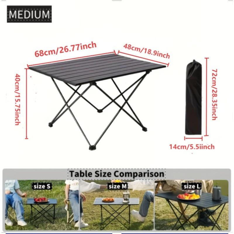 Egg Roll Table, Barbecue, Camping Table, Outdoor Motorcycle Travel, Hiking, Camping, Barbecue, Easy To Carry