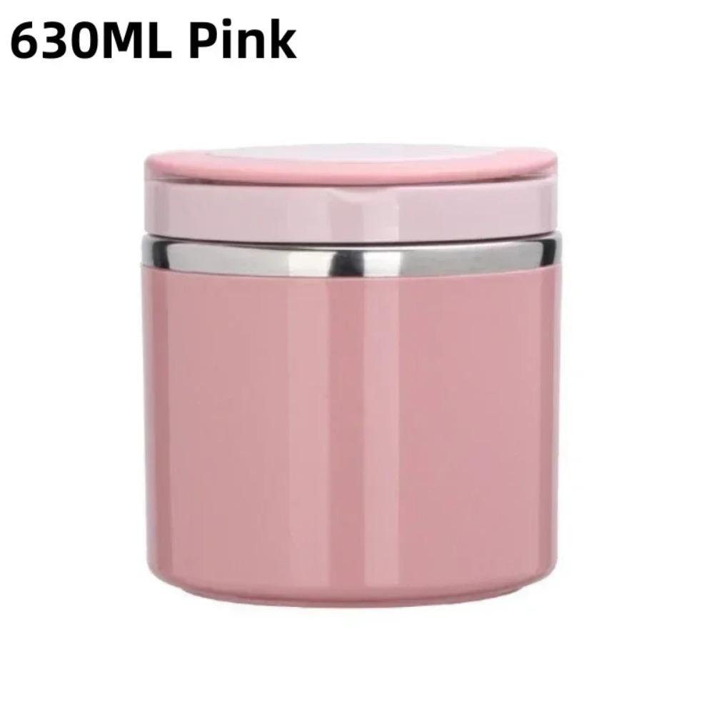 630/1000ml Lebensmittel-Thermobehälter Isolierter Suppenbecher Thermosbehälter Edelstahl Lunchbox Thermo Hält Heiß für Schulkinder