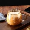 400ml Heat Resistant Glass Pumpkin Water Cup Breakfast Oatmeal Milk Coffee Cup Household Large Capacity Cup Water Cup