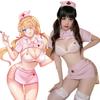 Sexy Nurse Cosplay Uniform with Erotic Nurse Mini Halloween Pink [SENMHS] Bondage, Costume, Skirt, Lingerie, Women's, Costume, Photoshoot,