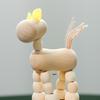 Eye-catching Artwork Figurine Individual Wooden Photo Props Handicraft Statue Home Decoration