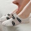 Women's Summer Thin All Purpose Cute Cartoon Glass Fiber Shallow Mouth Silicone Non Slip Invisible Boat Socks