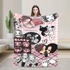 Nana Anime Blankets  Flannel Funny Soft Throw Blankets for Chair Covering Sofa Autumn/Winter
