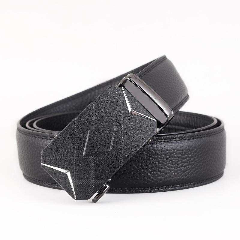 

Ремень мужской из натуральной кожи мягкий ремень первый слой коровьей кожи высокого класса модный ремень износостойкий и прочный ремень 120cm