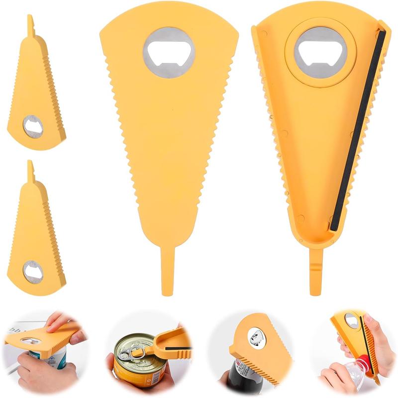 1 PCS Multi Purpose Can Opener With Anti Slip Grip Effortless Bottle Cap Lifter For Home Kitchen Bar Restaurant Wholesale
