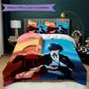 Persona Pattern Bedding uilt Set uilt Cover Pillowcase Home Decoration Birthday Gift (1 * duvet cover + 2 * pillowcase without core)106
