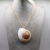 Unique Glowing Seashells Necklace Pendant with Sturdy Rope Chain String Choker for Trendy Accessorizing Daily Use