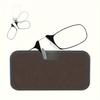 Portable Reading Glasses Legless Nose Clip Reading Glasses Glasses Case Can Stick On Mobile Phone Easy To Carry
