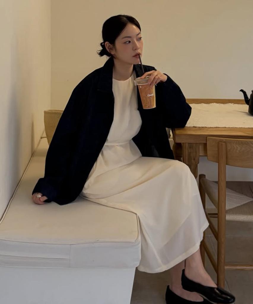Sellebsyabedisyeon 26Ss Pleated Armhole Cover Long Dress