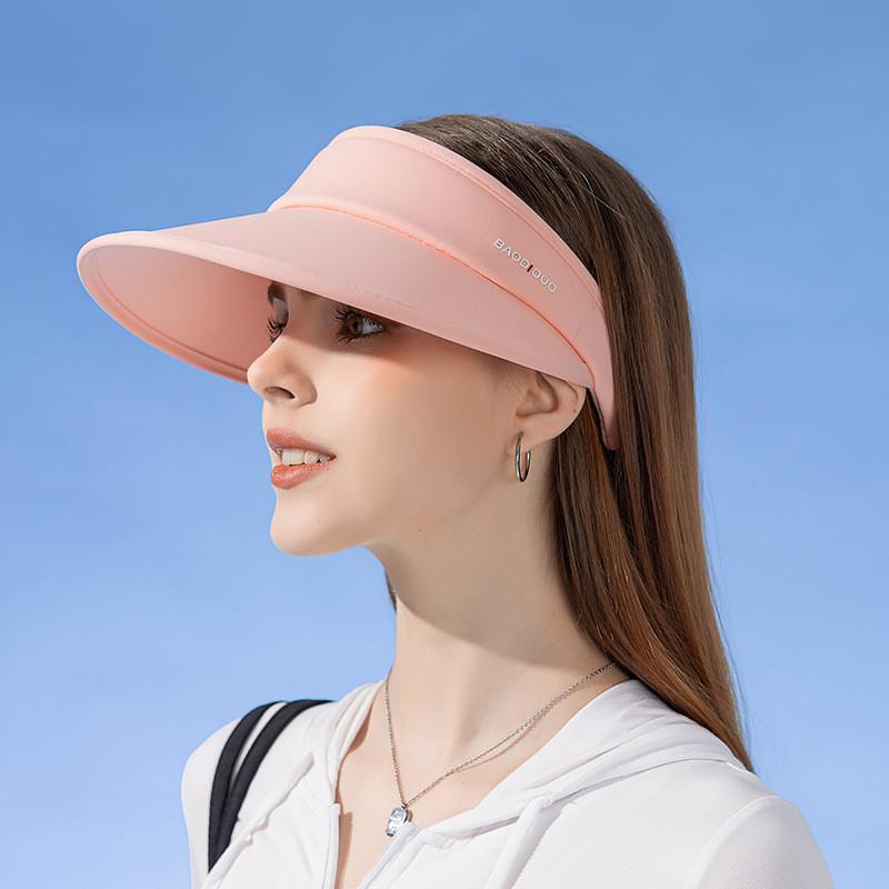 Summer Sun Hat For Women With Large Brim And Breathable Ice Silk Fabric For Sun Protection And Casual Wear