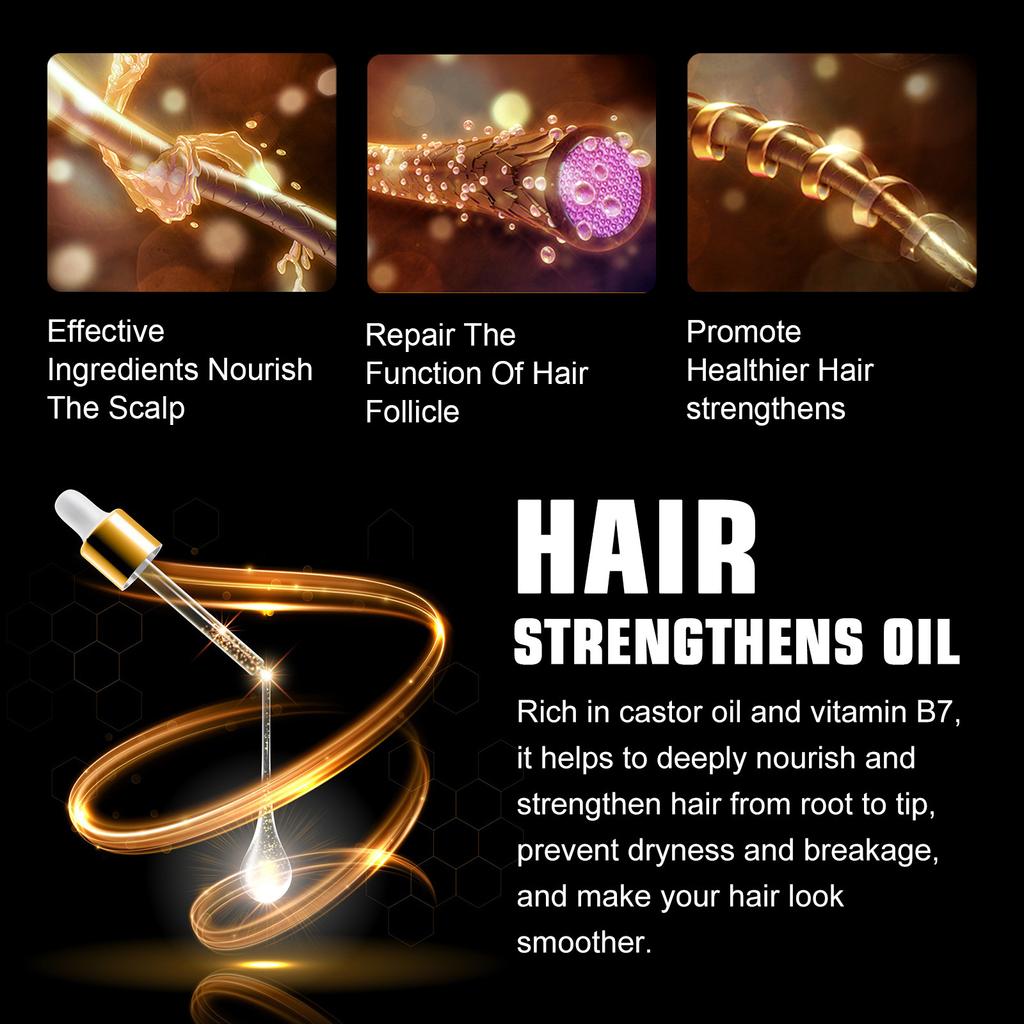 Huile essentielle de ricin pour cheveux denses Répare les cheveux abîmés Nourrit le cuir chevelu Cheveux épais Prévient la chute des cheveux Essence