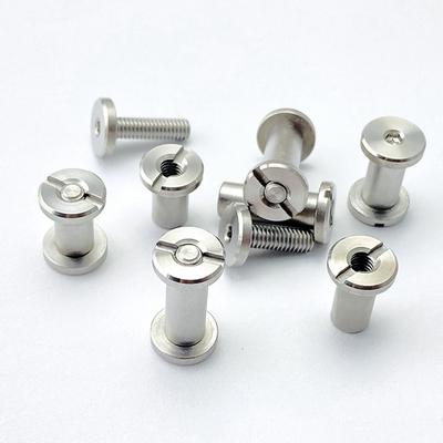 10 Stück Spindelnieten aus Edelstahl, Befestigungsschraube für taktische Messergriffe, Schraube für Outdoor-Messergriff, Verriegelungsschnalle, Zubehör