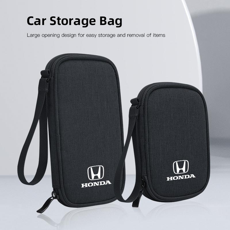 AAAKB1 Honda Badge Car Storage Bag Portable Handbag For Honda Insight Odyssey Vezel CRZ 5th City CRX Pilot B-series D-series H-series