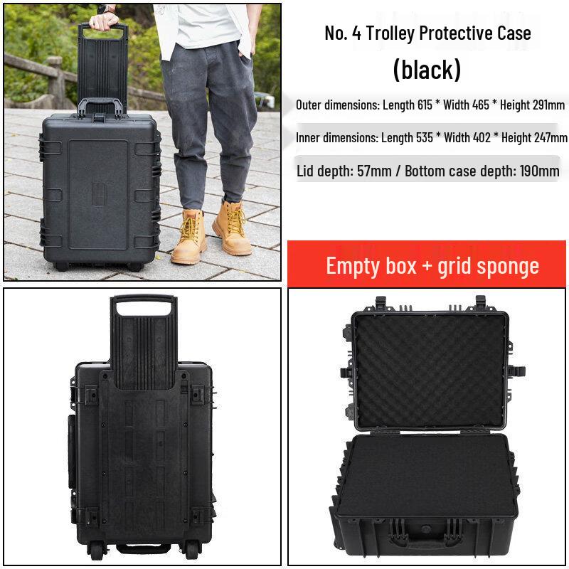 Jun Ding Ying No. 4 Waterproof PP Protective Trolley Case
