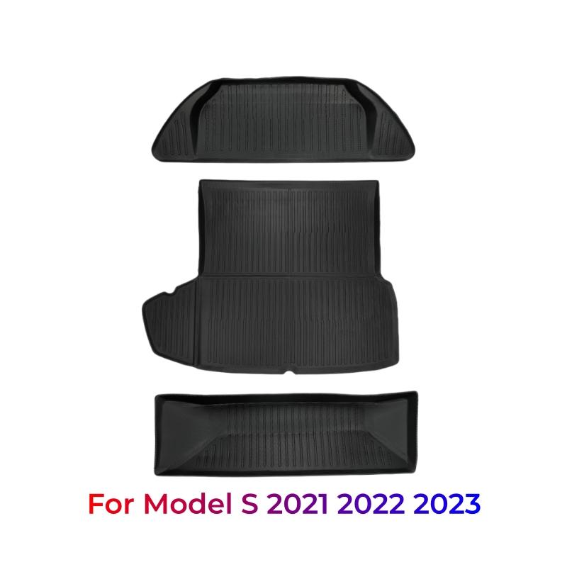 

Для модели S 2025 2025 2025 Коврики для пола на заказ для Tesla Model S TPE всепогодные водонепроницаемые противообрастающие коврики для пола в багажнике