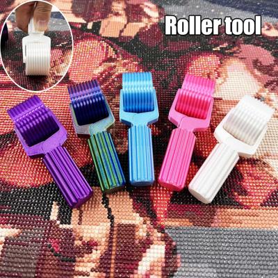 Rhinestone Painting Roller Tool Detachable Rhinestone Art Roller for Smooth Pressing Essential DIY Craft Tool for Rhinestone Embroidery