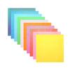 100 Sheet Glitter Origami Paper Shiny Sparkly Square Folding Paper Iridescent Paper for DIY Art, Craft Decor Mixing Colors