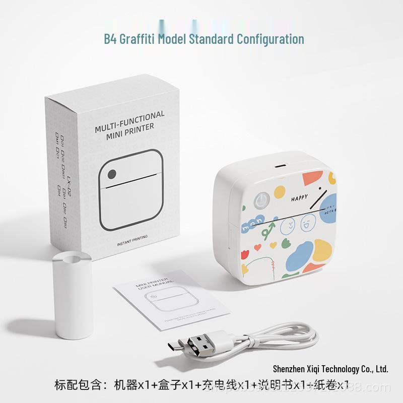 Thermal B4 Portable Graffiti Printer for Custom Label and Photo Printing