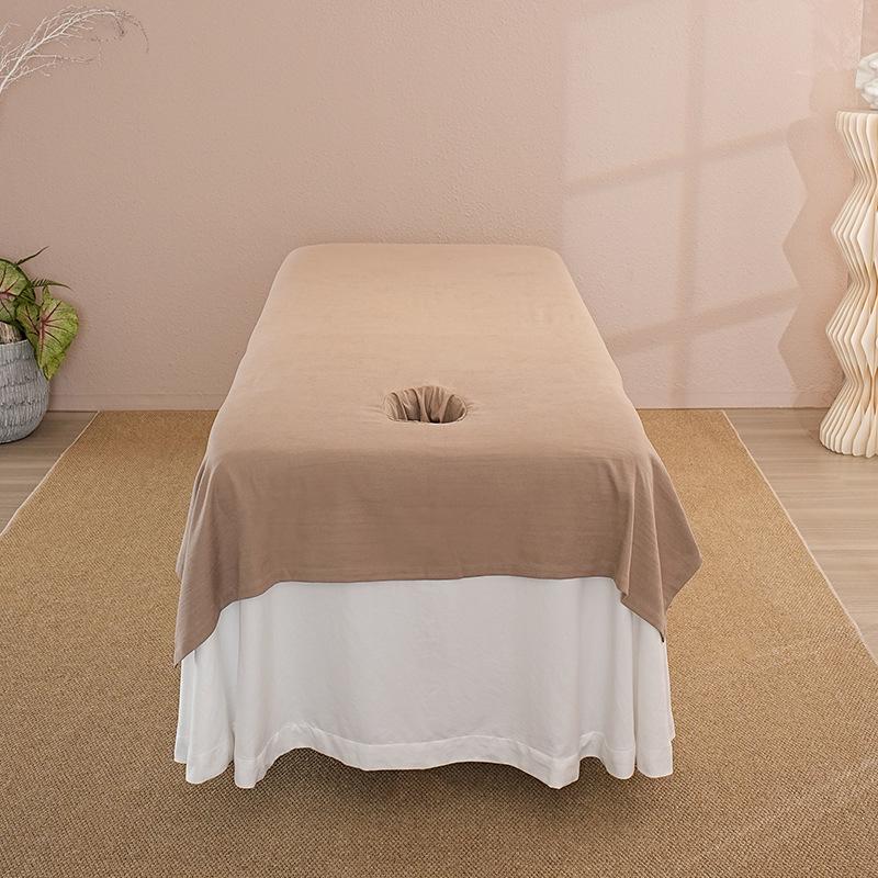 High-End Dustproof Massage Therapy Sheet with Face Hole Cover, Customizable Logo