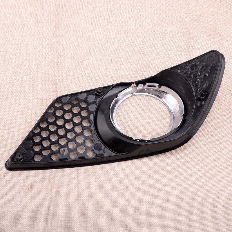 Front Left Bumper Fog Light Grill Cover Fit For Mercedes Benz C W204 2008-2010 Pre-Facelift