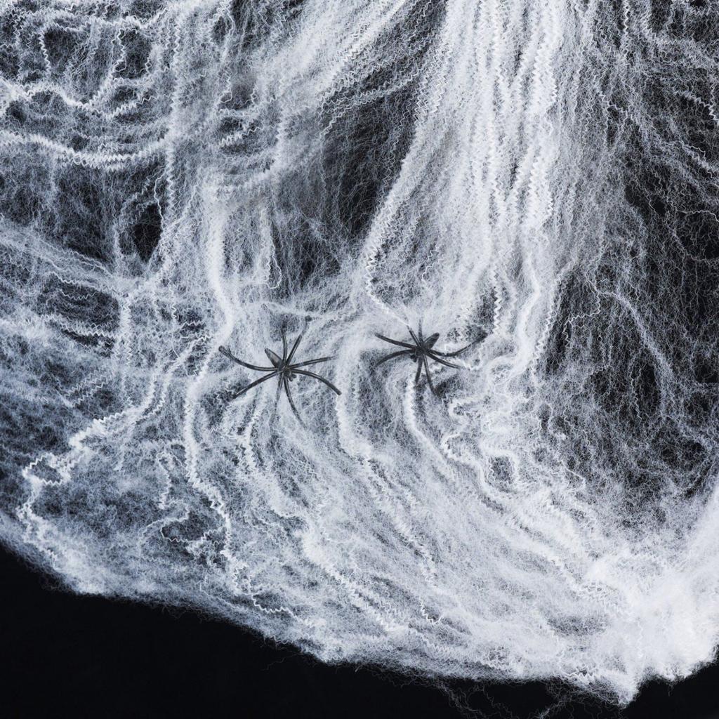 Halloweenská dekorace Bavlna s pavoukem Rozložení venkovního prostoru Rekvizity Horor Atmosféra Pavoučí ozdoby