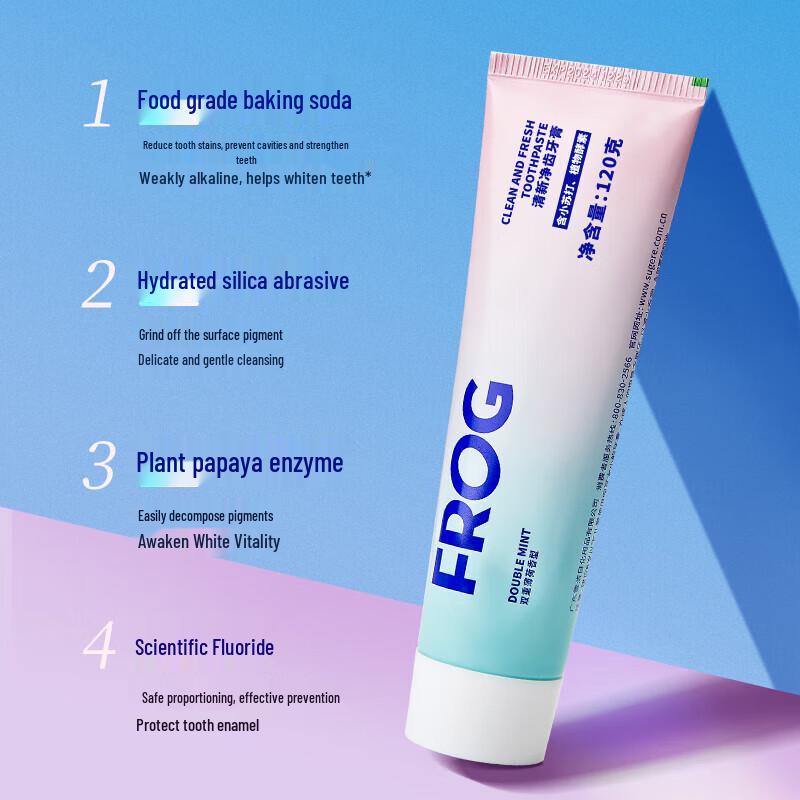 FROG Micro-Soda Whitening & Strengthening Toothpaste