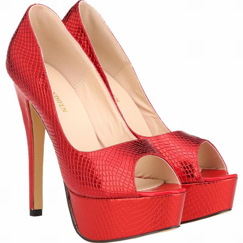 Fashion FHC New Design Peep Toe High Heels,Women PLatform Pumps,Sexy Stage Show Shoes,Shallow Out,Slip on,Gold,Big Size 35-42,Dropship