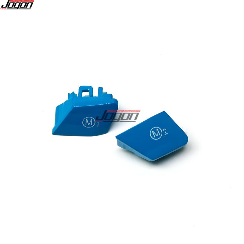 Blue M1 M2 Replace Steering Wheel Switch With Engine Start Stop Button Cover Trim For BMW F06 F06  F10 F32 F30 F22 F20